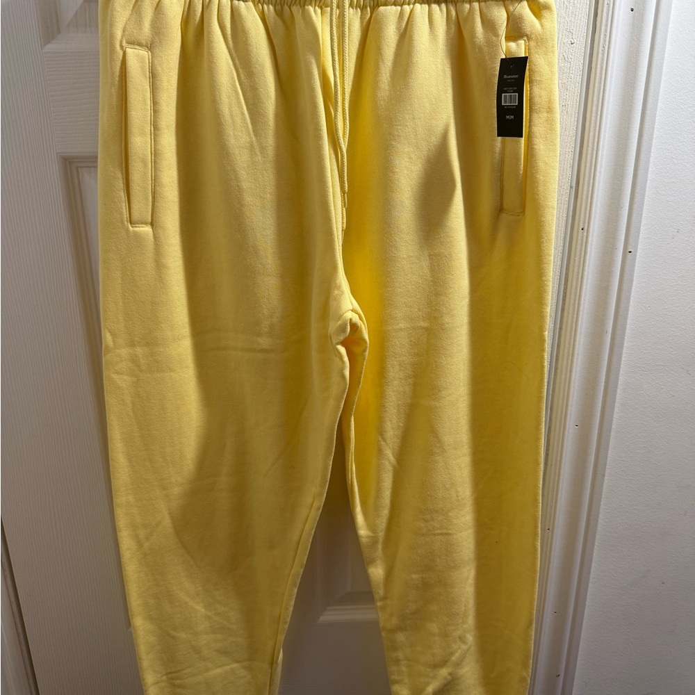 Bluenotes Pale Yellow Sweatpants with Tag